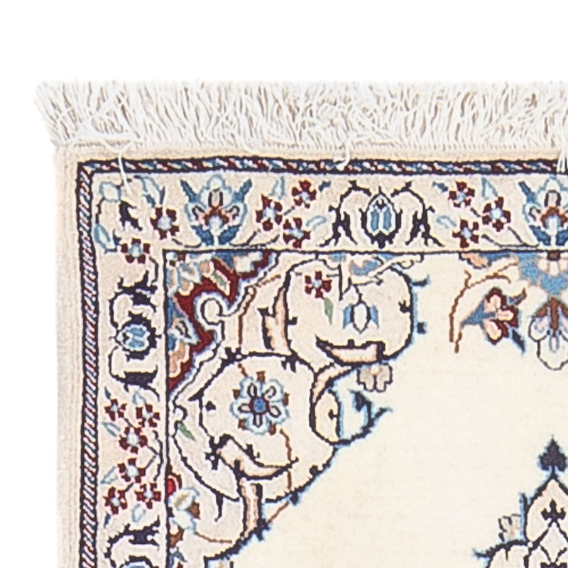 Alfombra de pasillo Alfombra Persa - Nain - Prima - 153 x 49 cm - crema