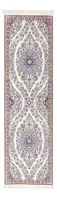 Alfombra de pasillo Alfombra Persa - Nain - Prima - 147 x 48 cm - crema