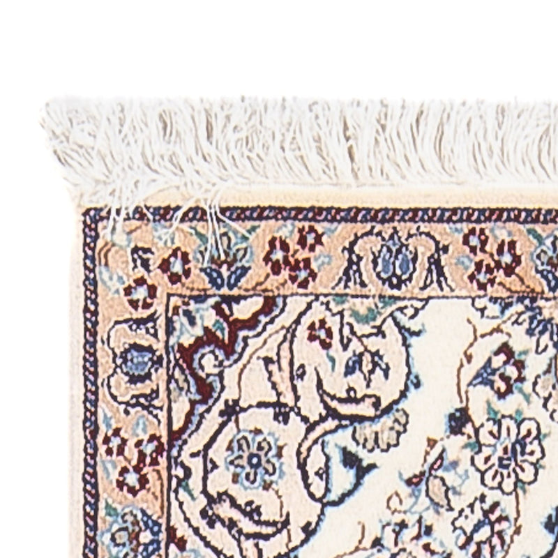 Alfombra de pasillo Alfombra Persa - Nain - Prima - 147 x 48 cm - crema