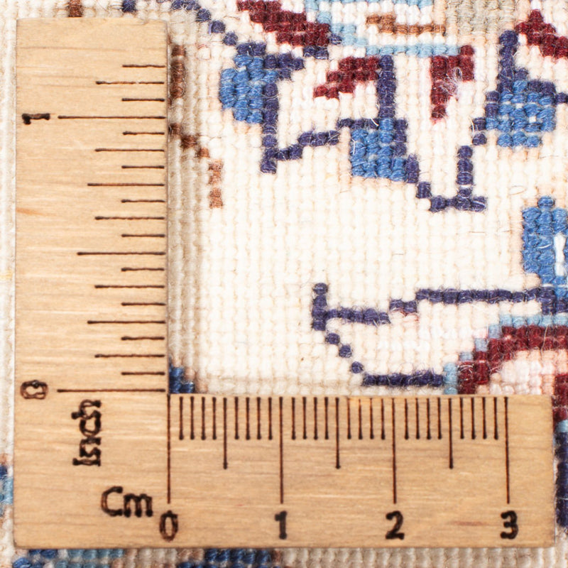 Alfombra de pasillo Alfombra Persa - Nain - Prima - 147 x 48 cm - crema
