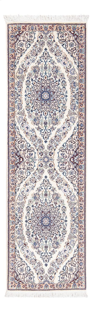 Alfombra de pasillo Alfombra Persa - Nain - Prima - 150 x 50 cm - crema