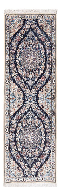 Alfombra de pasillo Alfombra Persa - Nain - Prima - 150 x 50 cm - azul oscuro