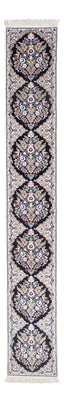 Alfombra de pasillo Alfombra Persa - Nain - Prima - 215 x 33 cm - azul oscuro