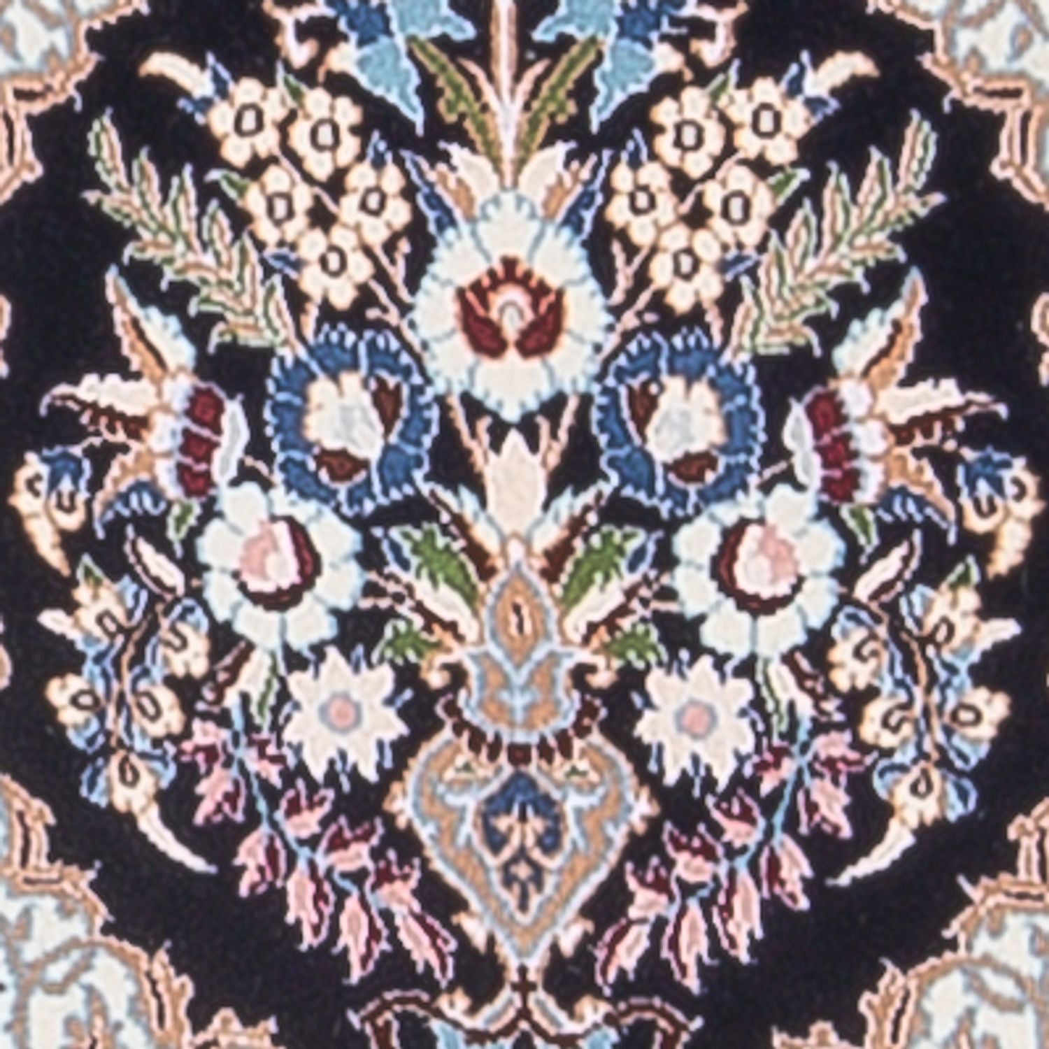 Alfombra de pasillo Alfombra Persa - Nain - Prima - 215 x 33 cm - azul oscuro