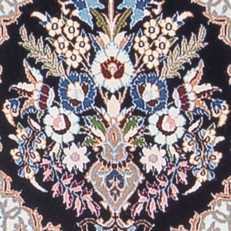 Alfombra de pasillo Alfombra Persa - Nain - Prima - 215 x 33 cm - azul oscuro
