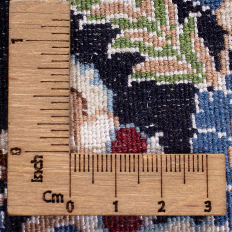 Alfombra de pasillo Alfombra Persa - Nain - Prima - 215 x 33 cm - azul oscuro