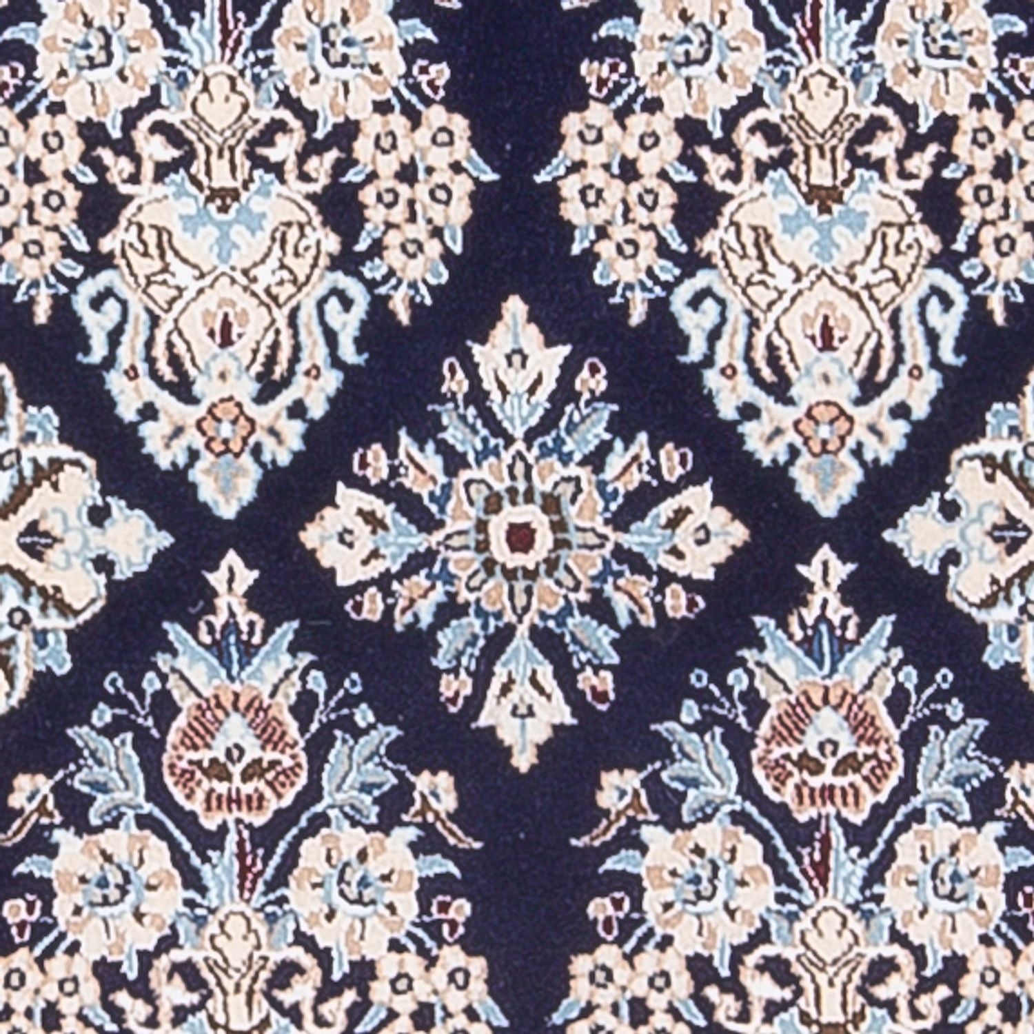 Alfombra de pasillo Alfombra Persa - Nain - Prima - 210 x 48 cm - azul oscuro