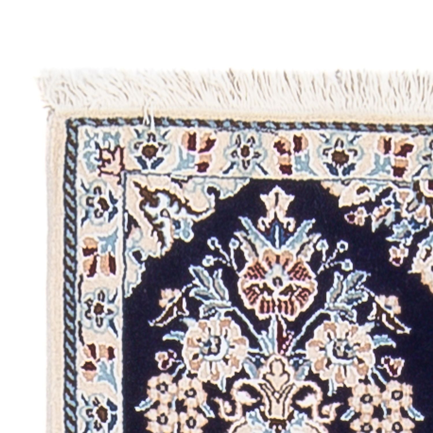 Alfombra de pasillo Alfombra Persa - Nain - Prima - 210 x 48 cm - azul oscuro