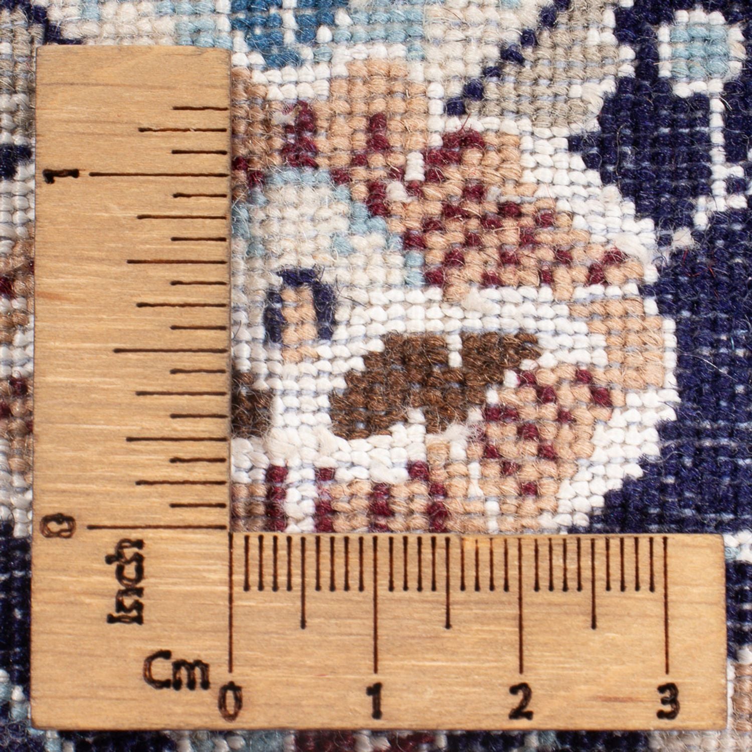 Alfombra de pasillo Alfombra Persa - Nain - Prima - 210 x 48 cm - azul oscuro