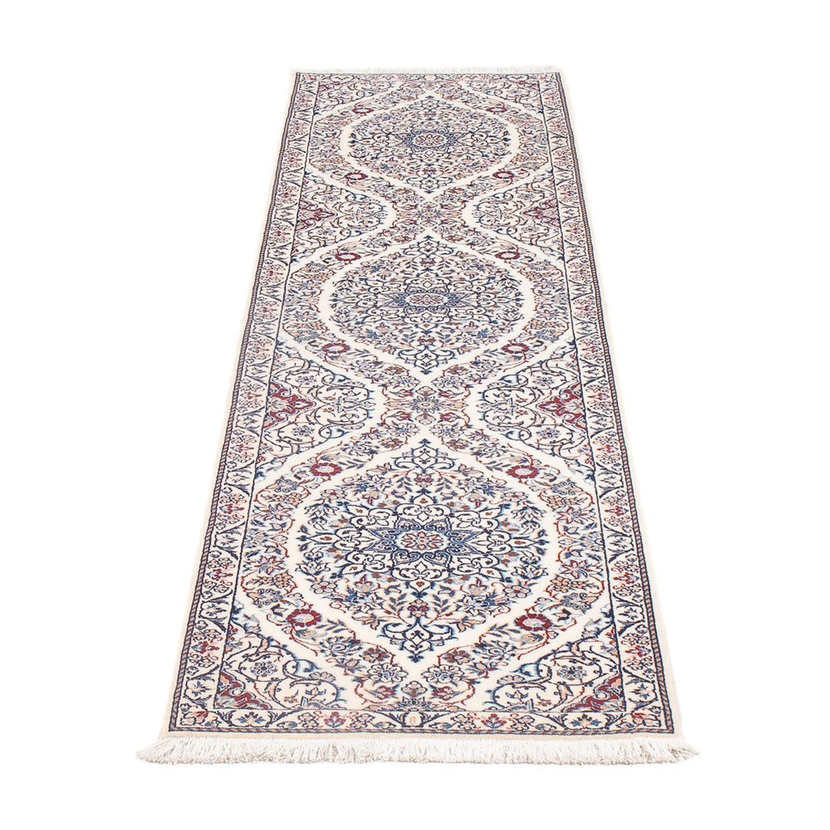 Alfombra de pasillo Alfombra Persa - Nain - Prima - 209 x 49 cm - beige oscuro