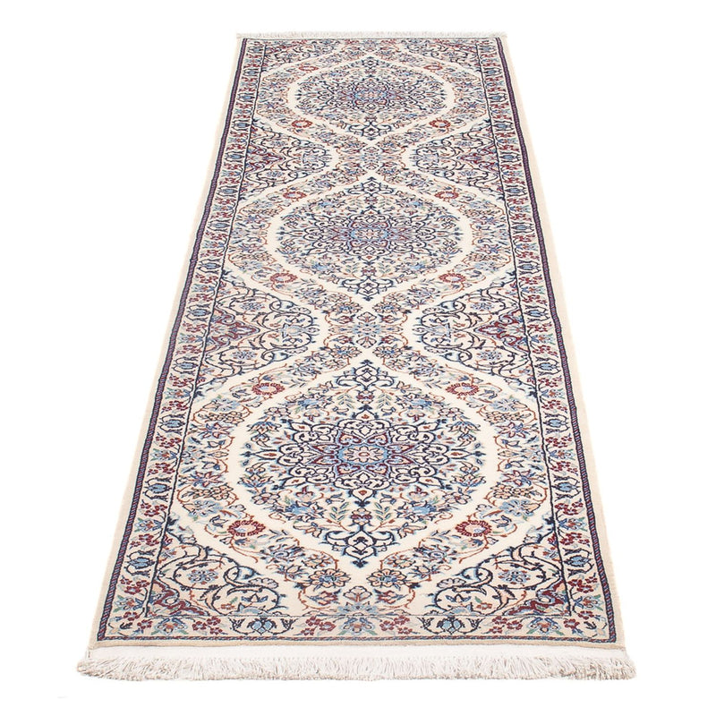 Alfombra de pasillo Alfombra Persa - Nain - Prima - 220 x 57 cm - beige oscuro