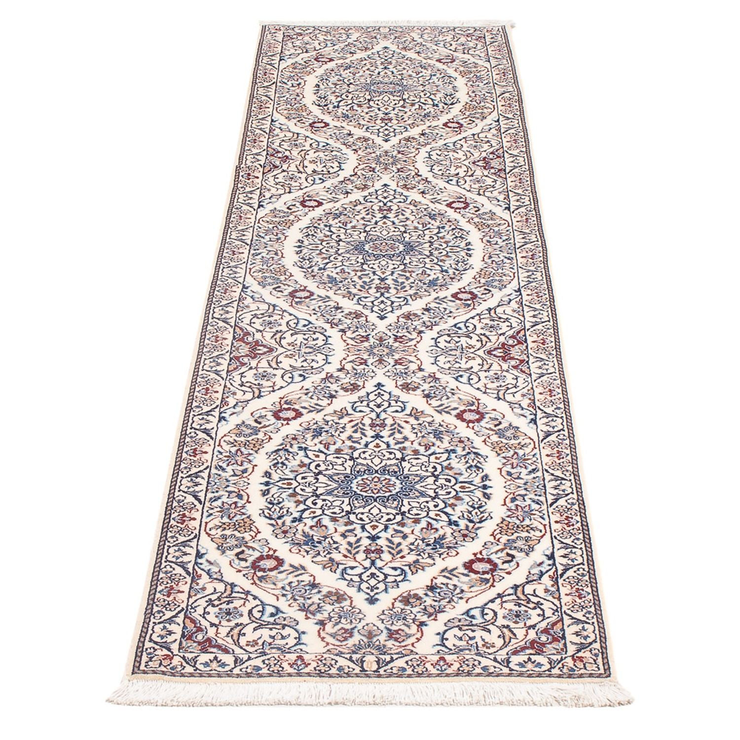 Alfombra de pasillo Alfombra Persa - Nain - Prima - 208 x 49 cm - beige oscuro