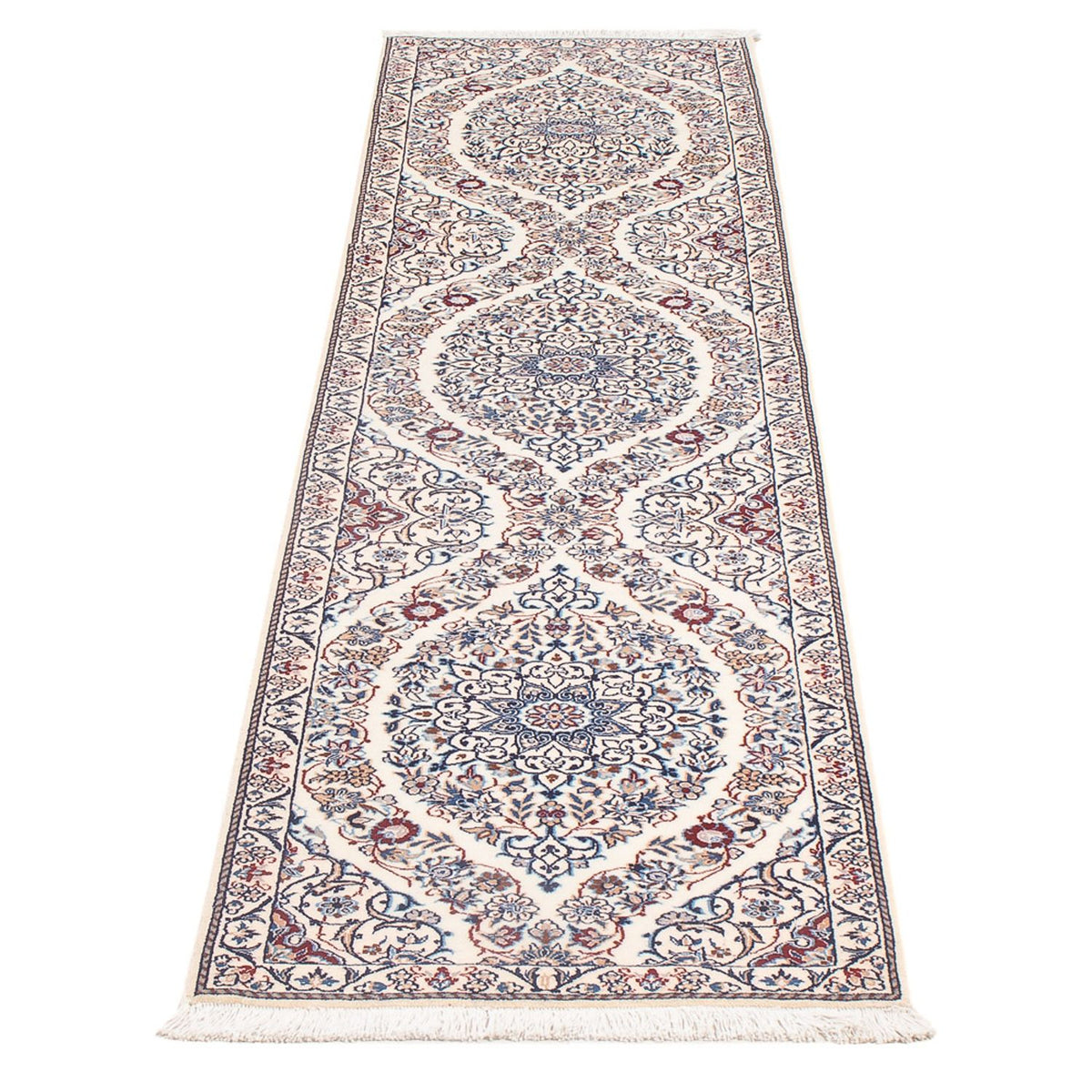 Alfombra de pasillo Alfombra Persa - Nain - Prima - 208 x 49 cm - beige oscuro