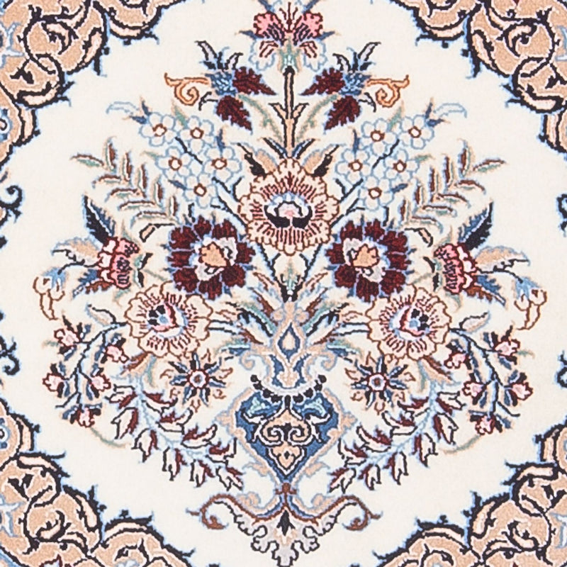 Alfombra de pasillo Alfombra Persa - Nain - Prima - 204 x 50 cm - crema