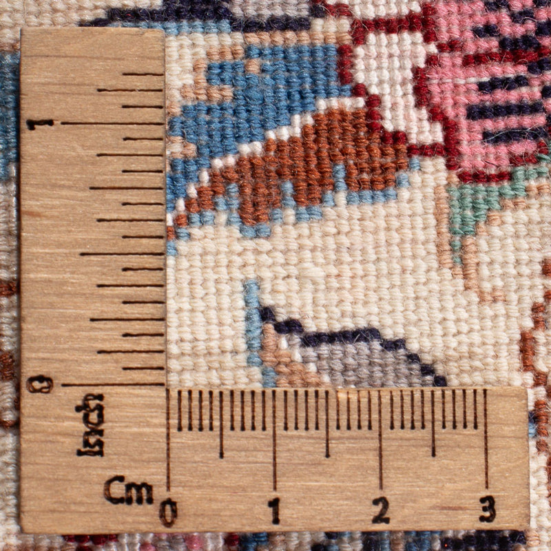 Alfombra de pasillo Alfombra Persa - Nain - Prima - 204 x 50 cm - crema