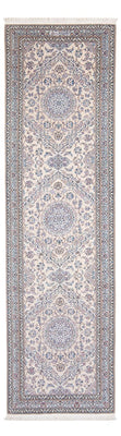 Alfombra de pasillo Alfombra Persa - Nain - Prima - 315 x 91 cm - gris