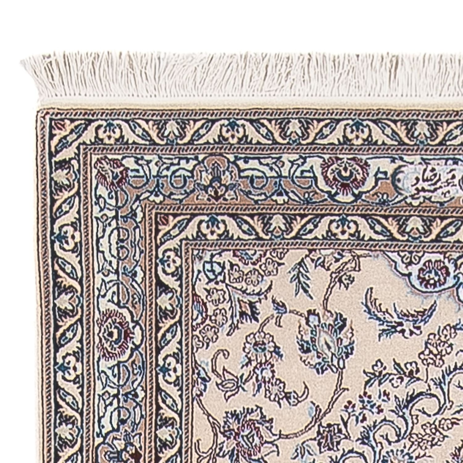 Alfombra de pasillo Alfombra Persa - Nain - Prima - 315 x 91 cm - gris
