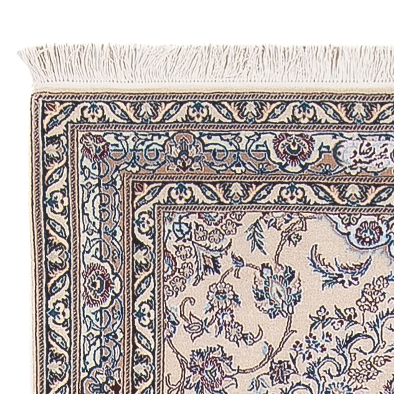 Alfombra de pasillo Alfombra Persa - Nain - Prima - 315 x 91 cm - gris