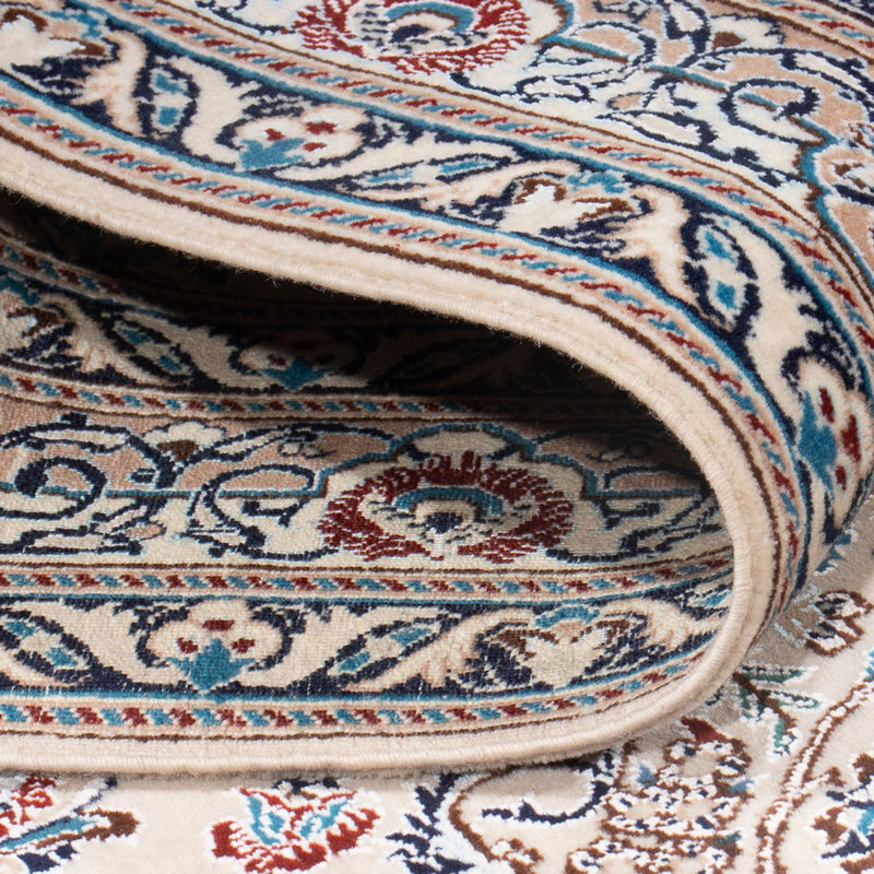 Alfombra de pasillo Alfombra Persa - Nain - Prima - 315 x 91 cm - gris