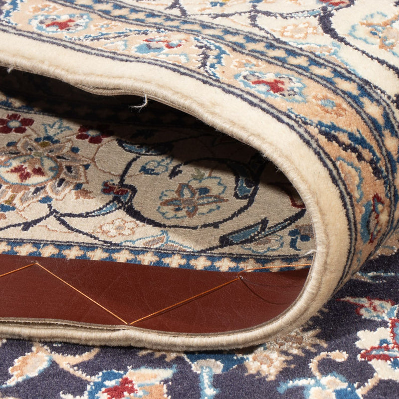 Alfombra Persa - Nain - Prima - 202 x 129 cm - azul oscuro