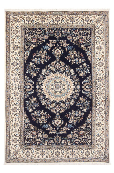 Nain - 6La Alfombra 135x205cm - Alfombra persa - azul oscuro