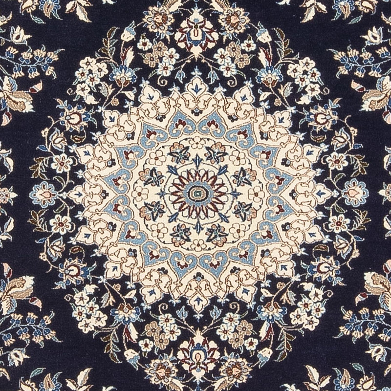 Alfombra Persa - Nain - Prima - 205 x 135 cm - azul oscuro