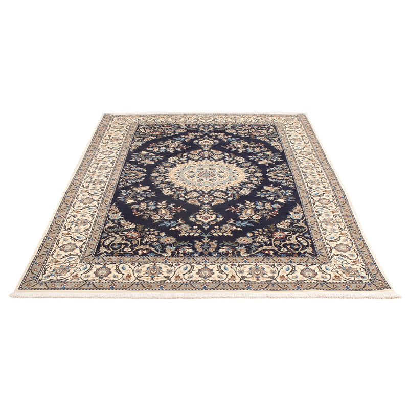 Alfombra Persa - Nain - Prima - 205 x 135 cm - azul oscuro
