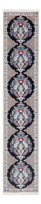 Alfombra de pasillo Alfombra Persa - Nain - Prima - 227 x 48 cm - azul oscuro