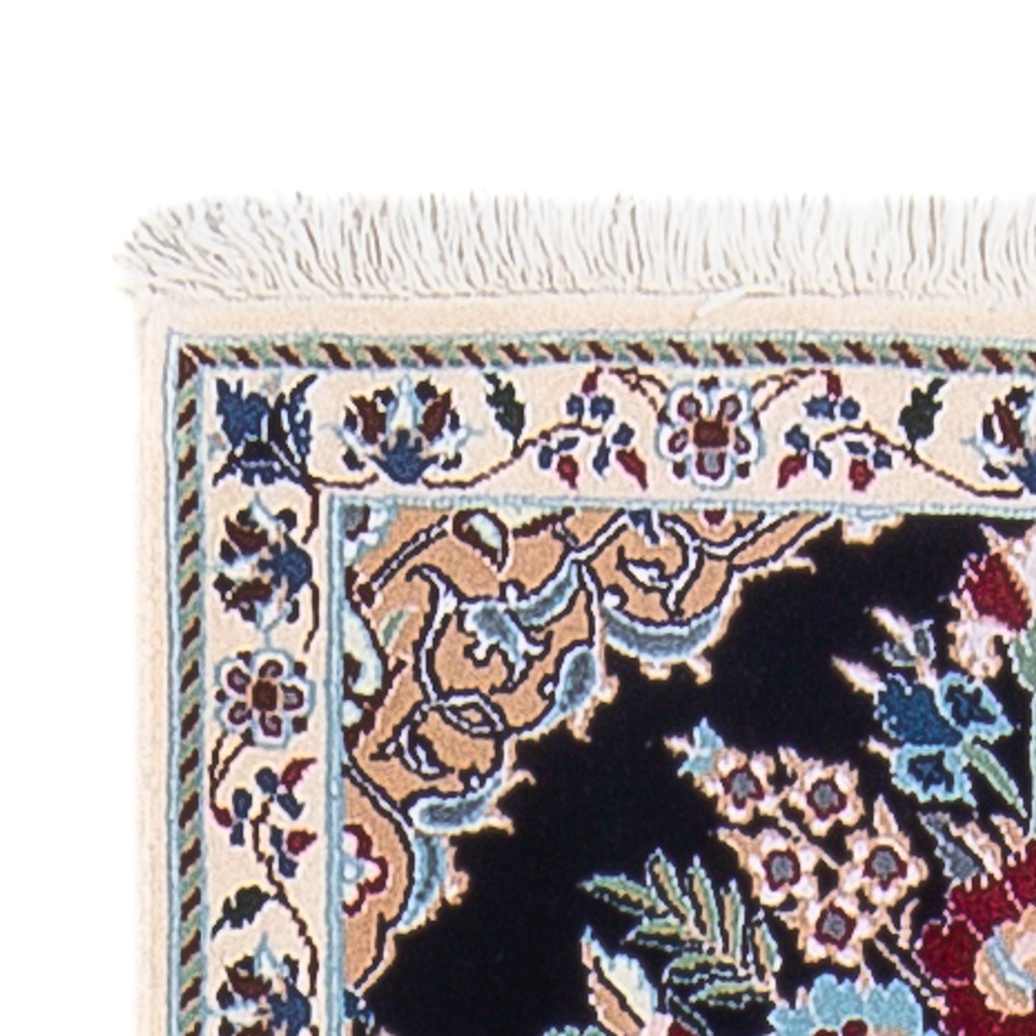Alfombra de pasillo Alfombra Persa - Nain - Prima - 227 x 48 cm - azul oscuro
