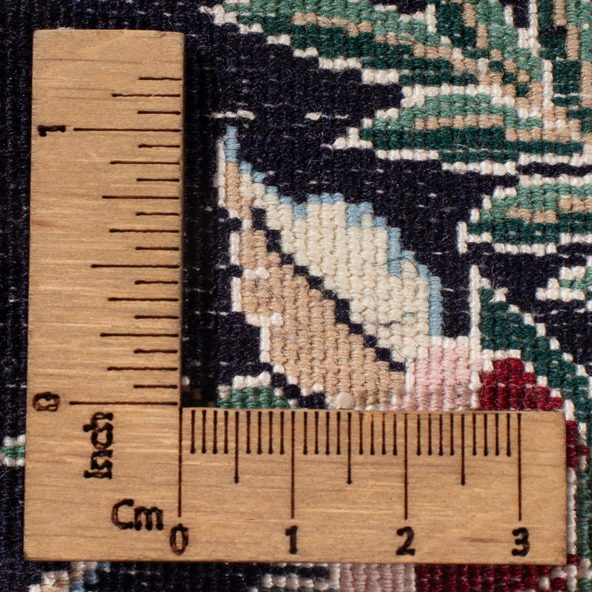 Alfombra de pasillo Alfombra Persa - Nain - Prima - 227 x 48 cm - azul oscuro
