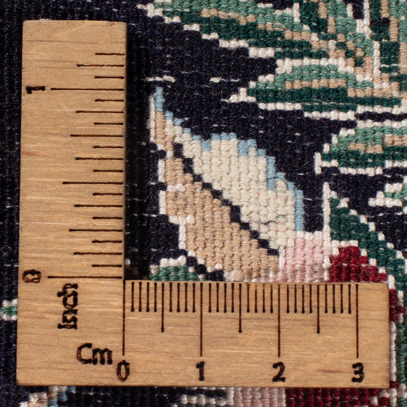 Alfombra de pasillo Alfombra Persa - Nain - Prima - 227 x 48 cm - azul oscuro