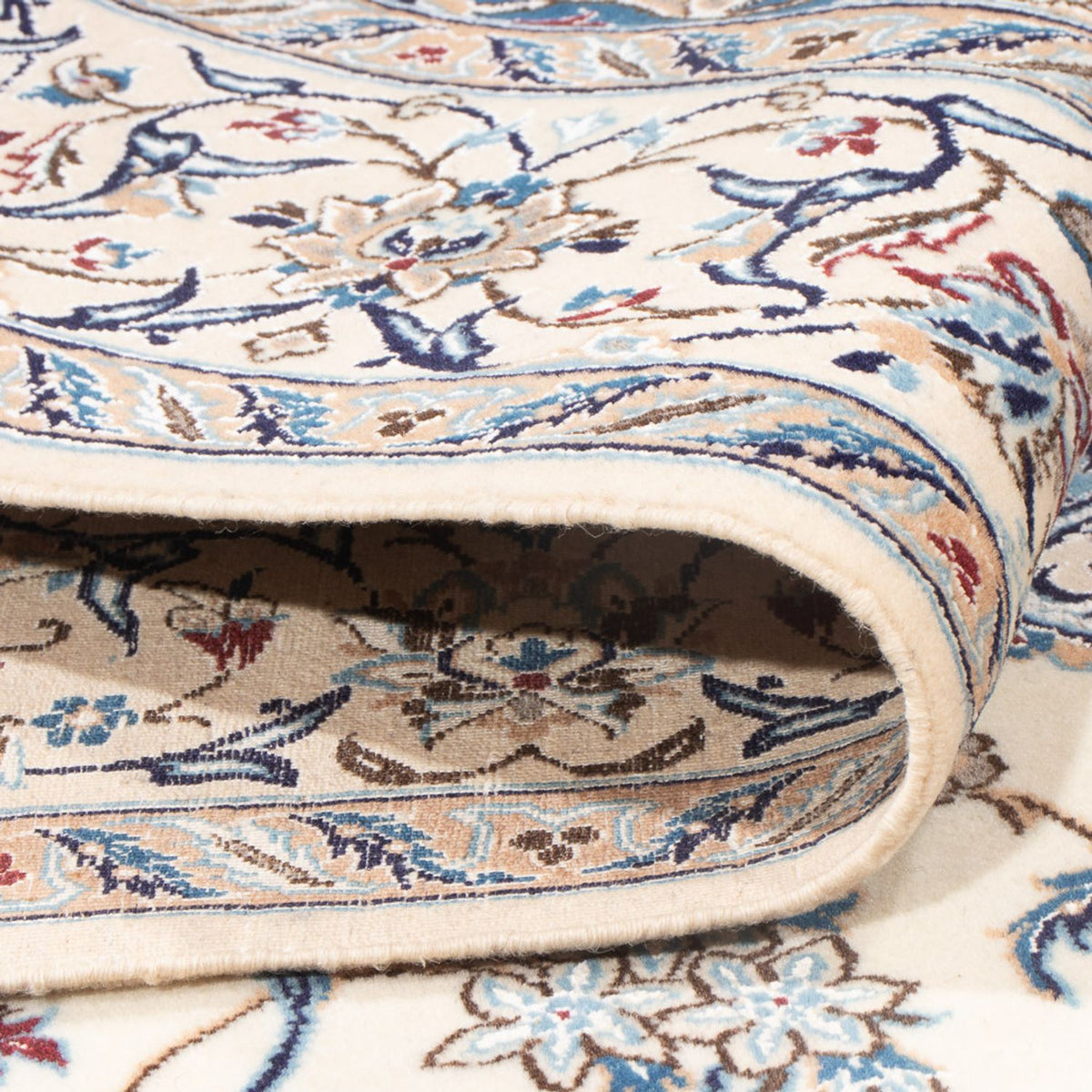 Alfombra Persa - Nain - Prima - 211 x 130 cm - crema