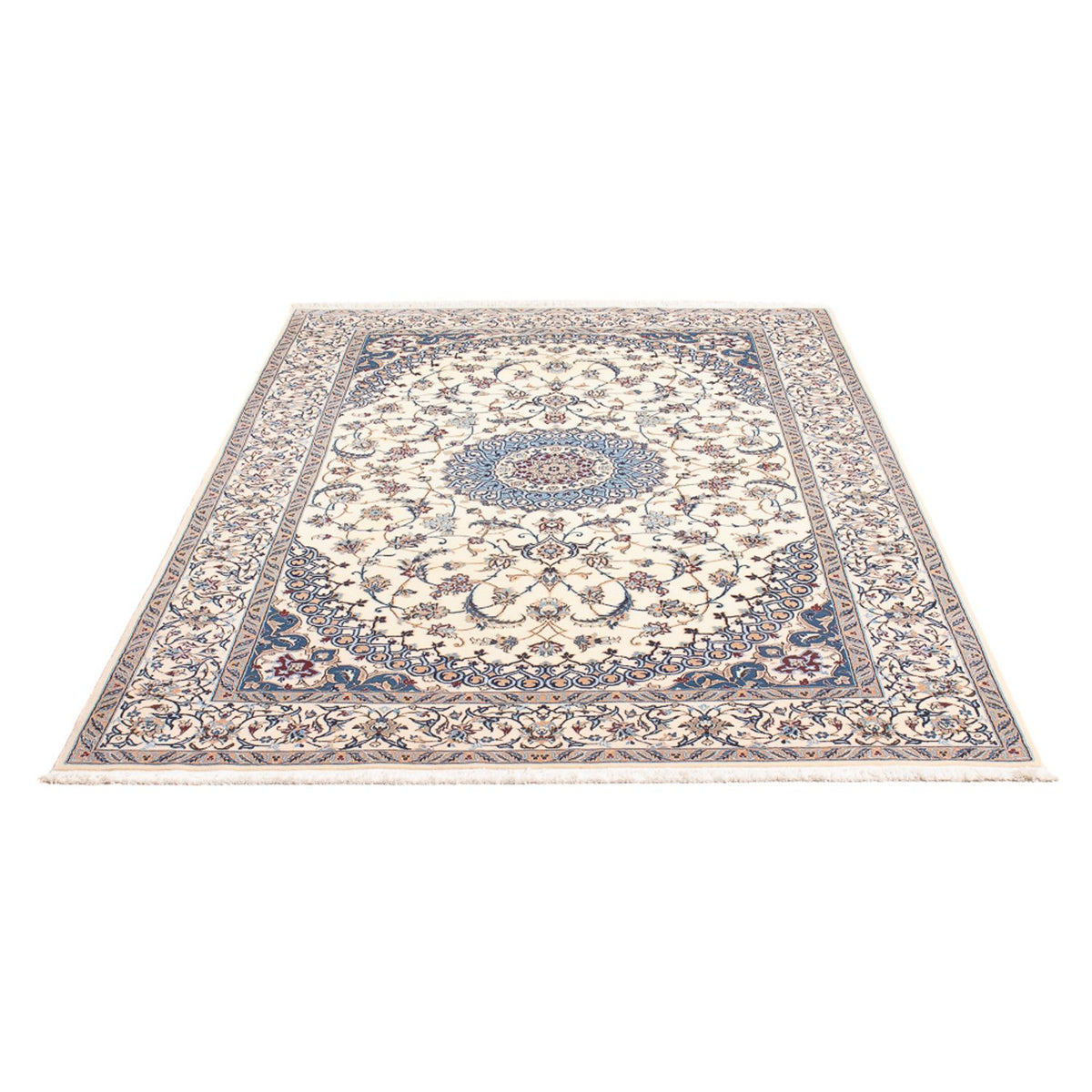 Alfombra Persa - Nain - Prima - 211 x 130 cm - crema
