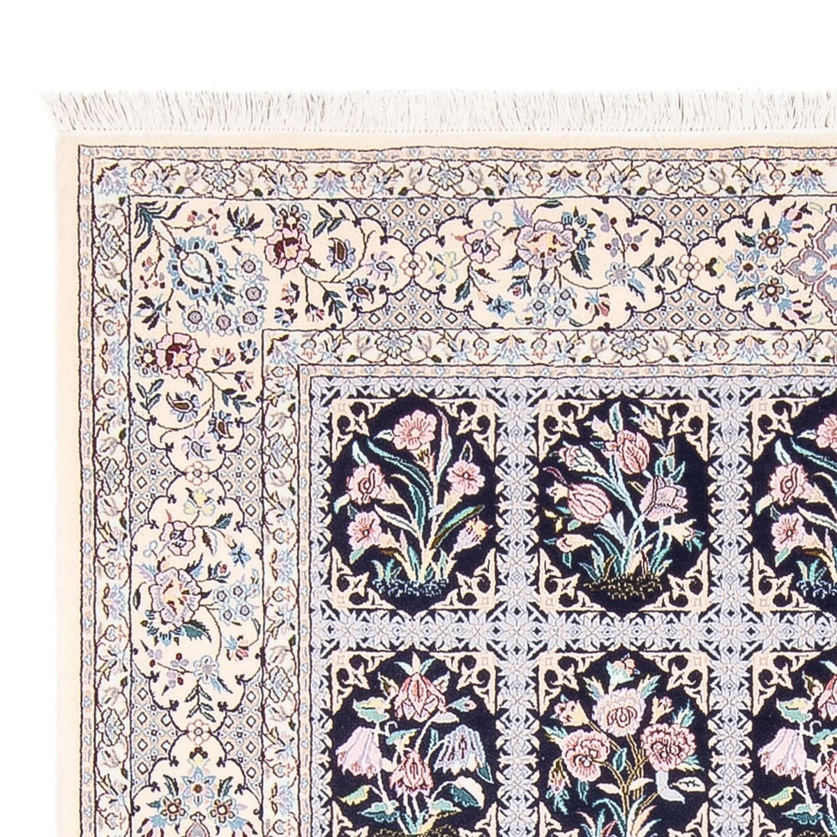 Nain - 6La Alfombra 148x220cm - Alfombra persa - azul oscuro