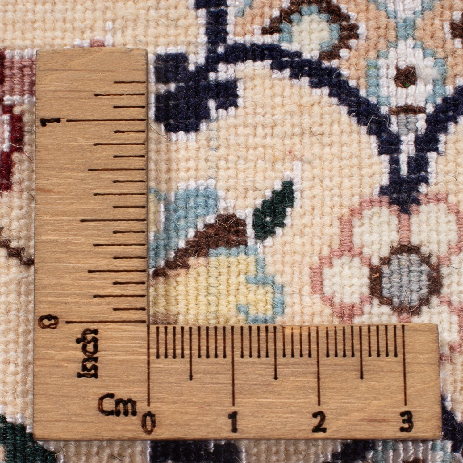 Alfombra Persa - Nain - Prima - 220 x 148 cm - azul oscuro