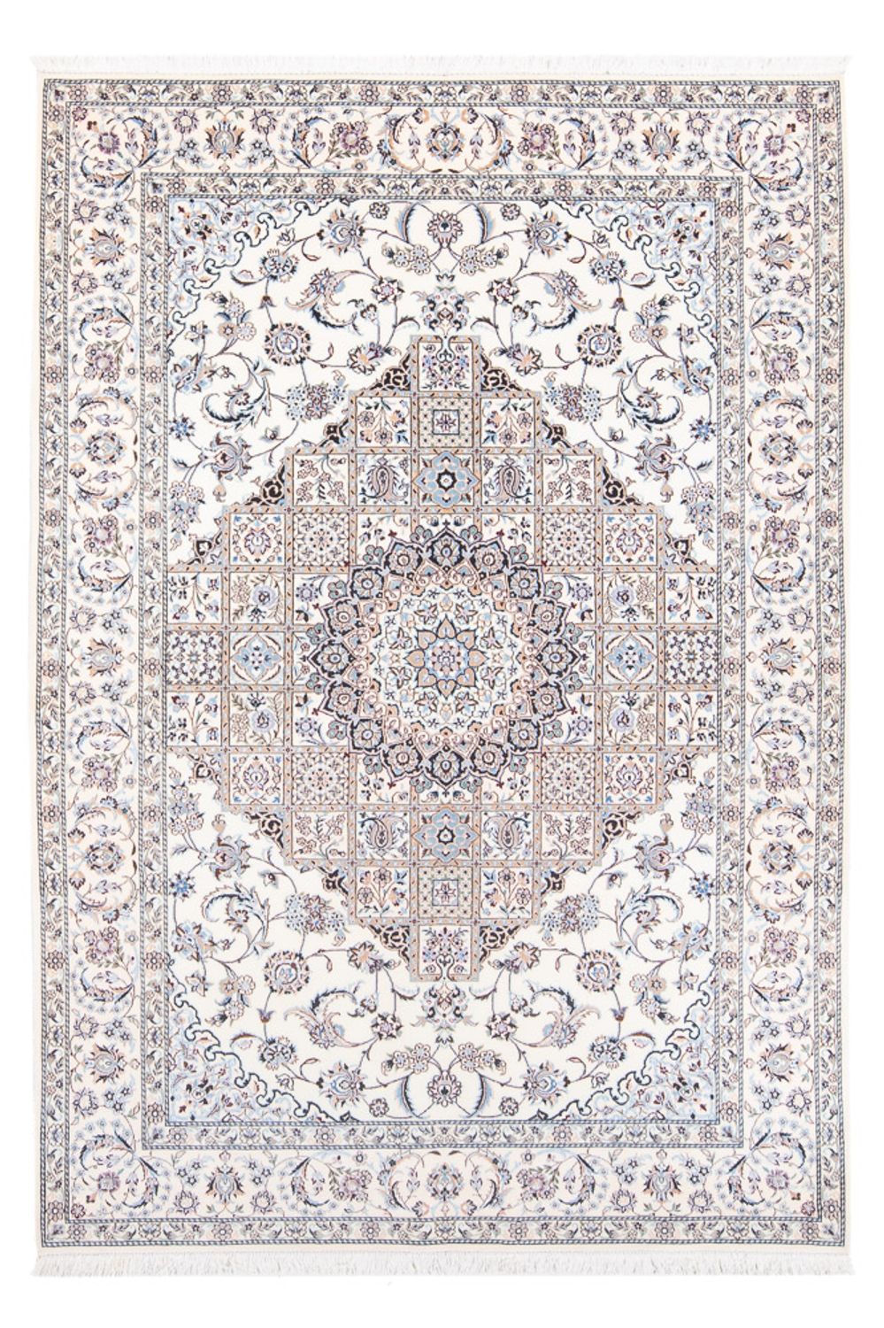 Alfombra Persa - Nain - Prima - 230 x 152 cm - crema