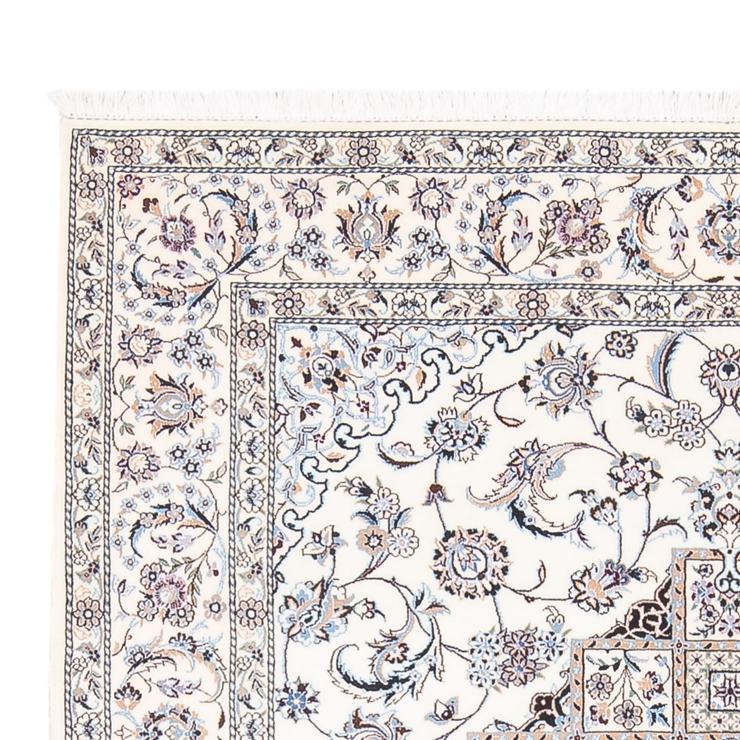 Alfombra Persa - Nain - Prima - 230 x 152 cm - crema