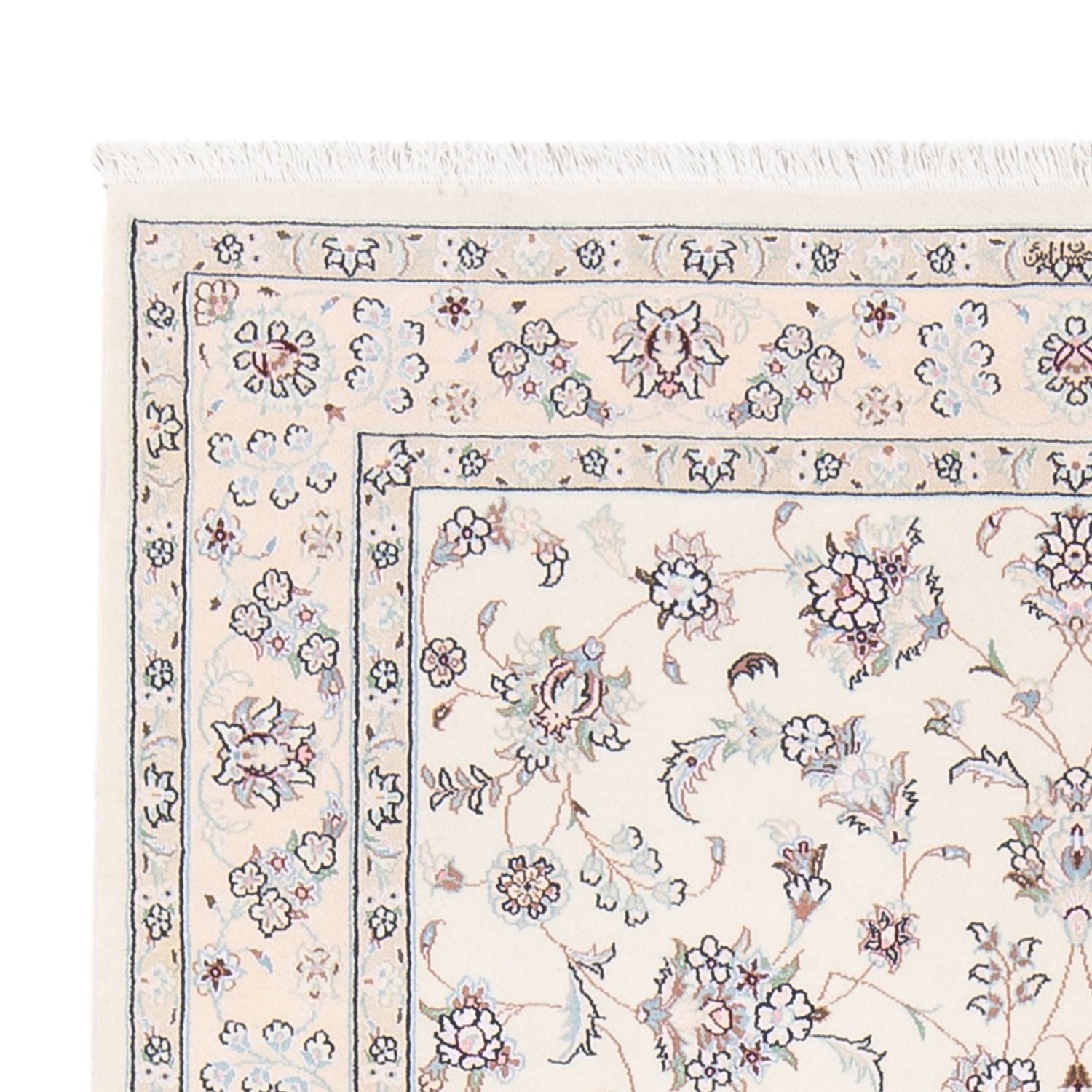 Alfombra Persa - Nain - Prima - 161 x 110 cm - crema