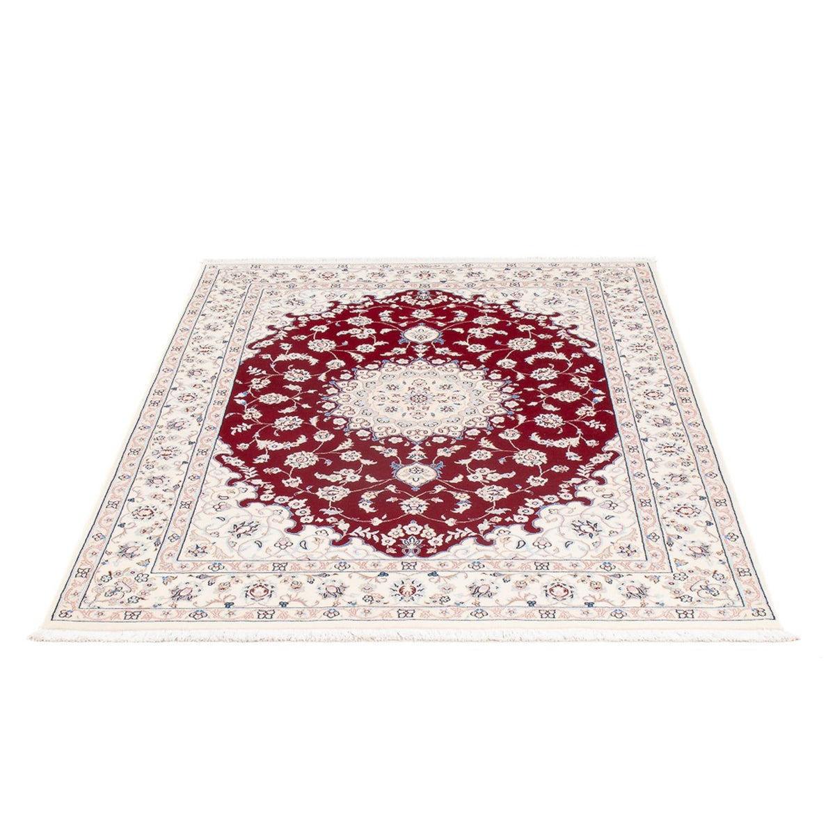 Alfombra Persa - Nain - Prima - 157 x 108 cm - rojo