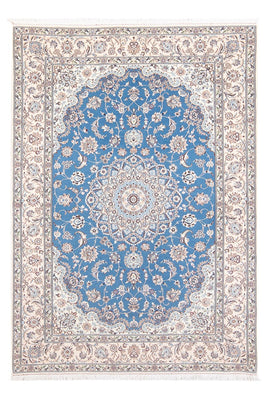 Alfombra Persa - Nain - Prima - 198 x 131 cm - azul