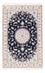 Alfombra Persa - Nain - Prima - 141 x 93 cm - azul oscuro