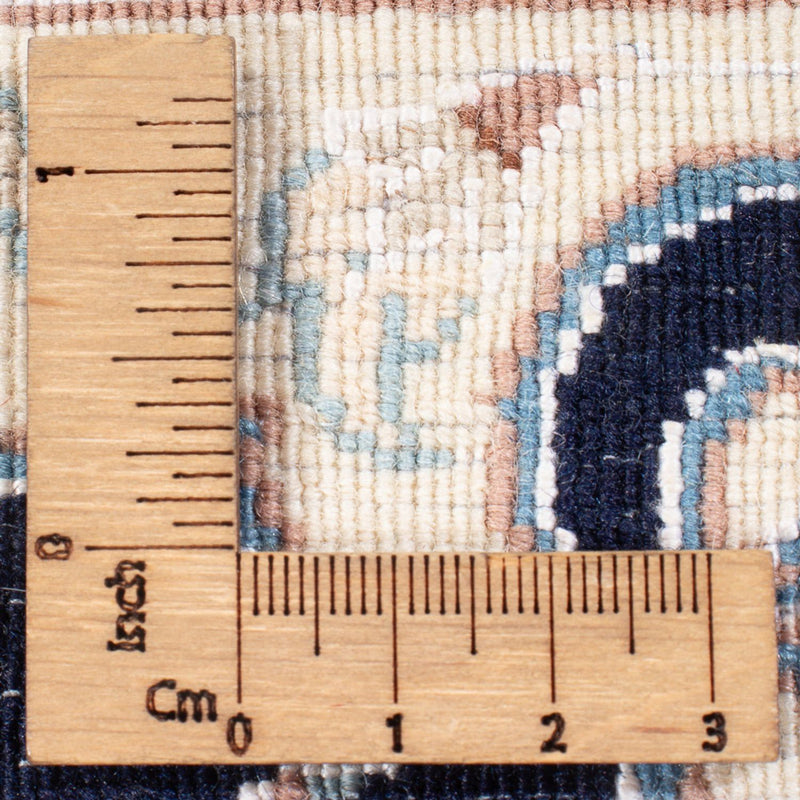 Alfombra Persa - Nain - Prima - 141 x 93 cm - azul oscuro