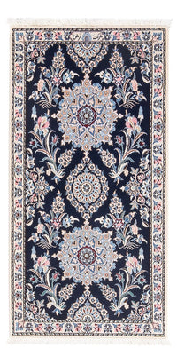 Alfombra Persa - Nain - Prima - 112 x 57 cm - azul oscuro