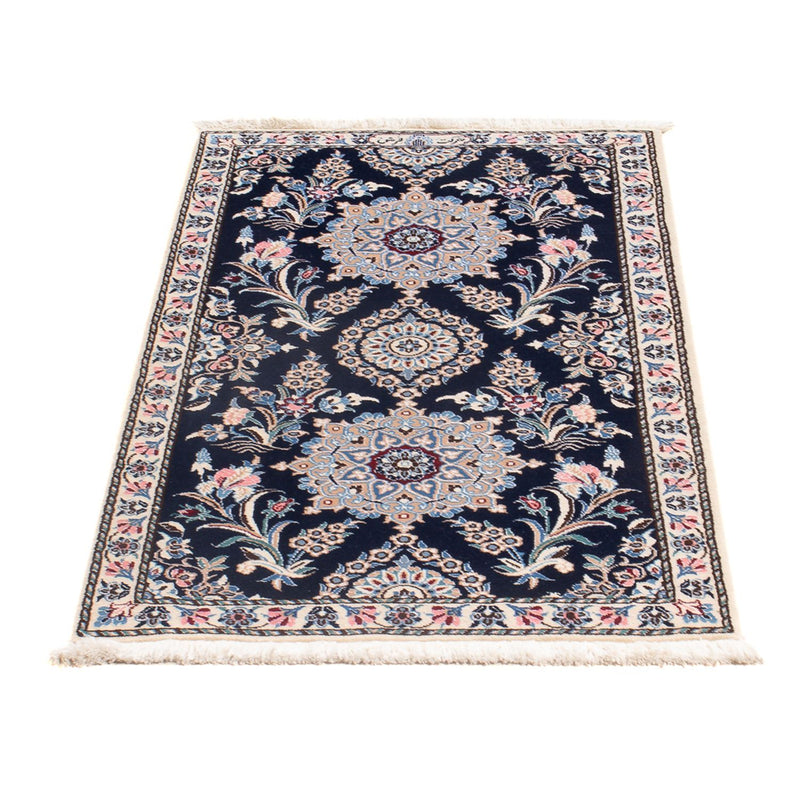 Alfombra Persa - Nain - Prima - 112 x 57 cm - azul oscuro