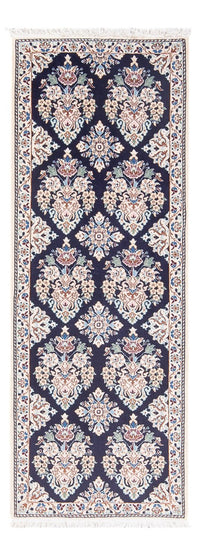 Alfombra de pasillo Alfombra Persa - Nain - Prima - 145 x 53 cm - azul oscuro