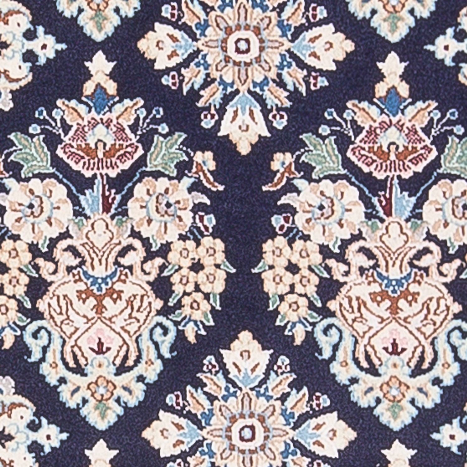 Alfombra de pasillo Alfombra Persa - Nain - Prima - 145 x 53 cm - azul oscuro