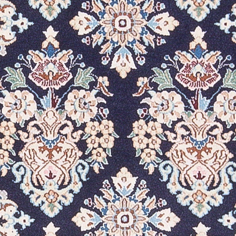 Alfombra de pasillo Alfombra Persa - Nain - Prima - 145 x 53 cm - azul oscuro