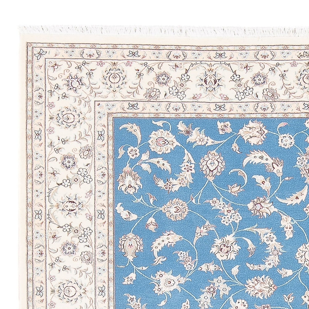 Nain - 6La Alfombra 155x200cm - Alfombra persa - azul