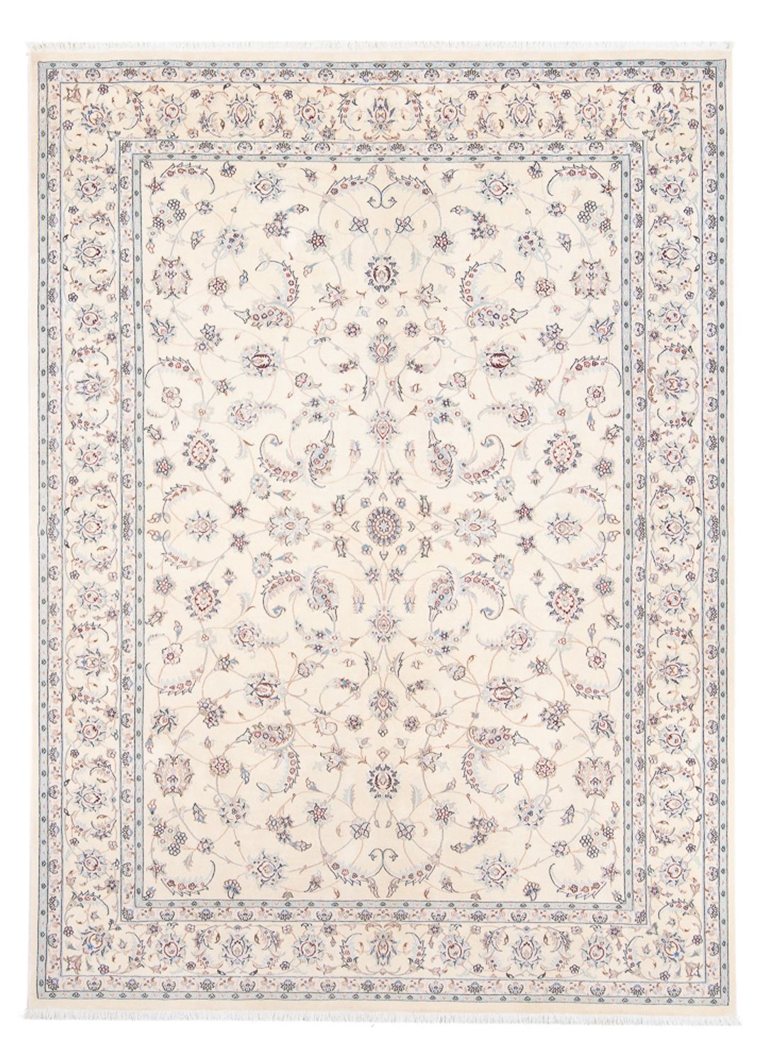 Alfombra Persa - Nain - Prima - 241 x 170 cm - beige claro