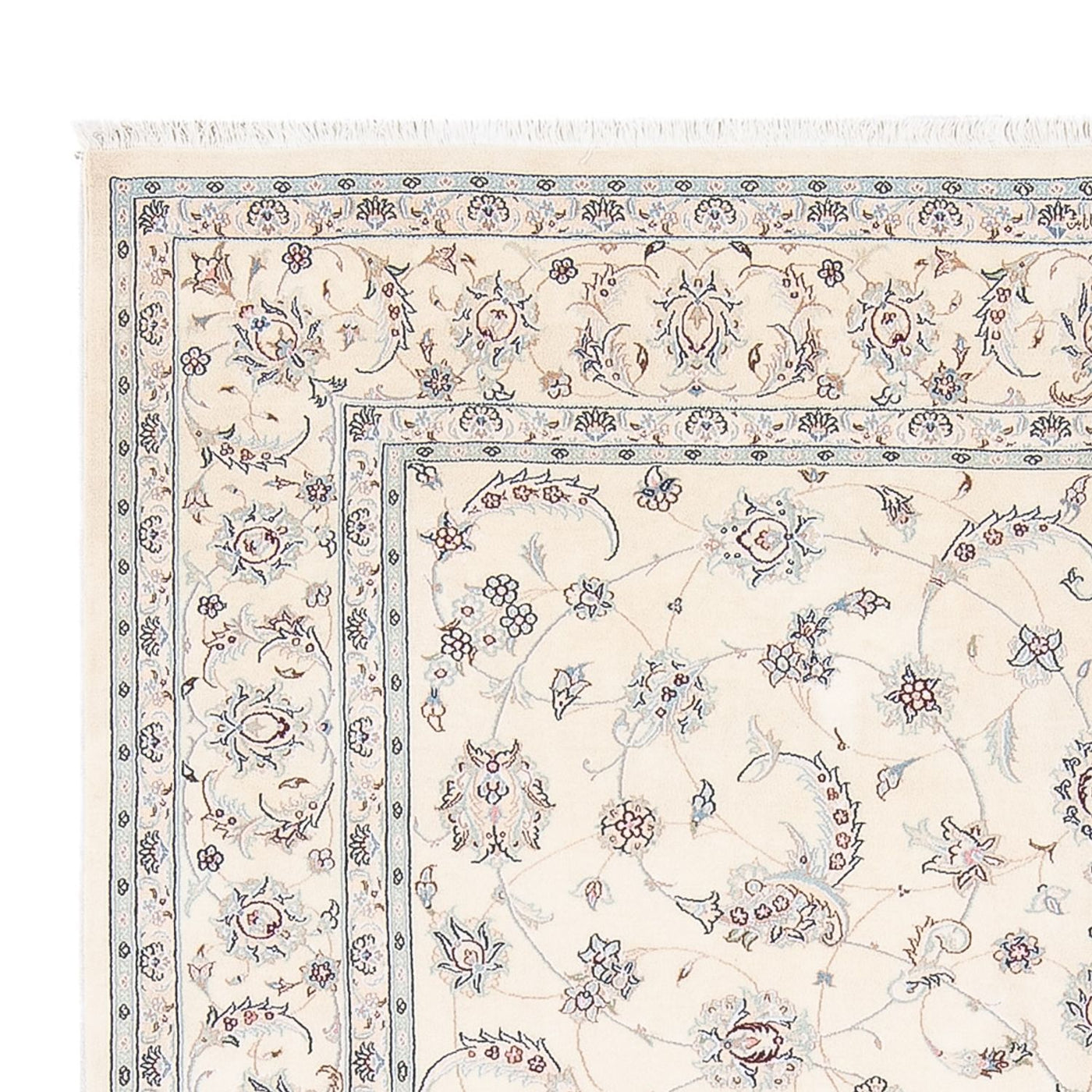 Alfombra Persa - Nain - Prima - 241 x 170 cm - beige claro